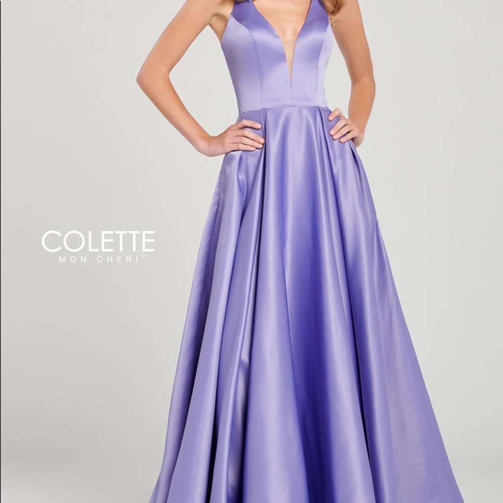 Light purple prom dress